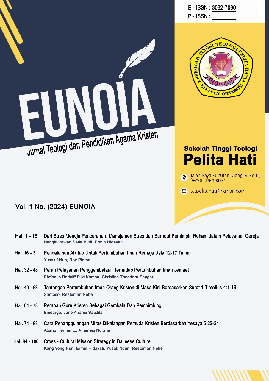 					View Vol. 1 No. 1 (2024): Eunoia
				